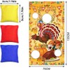 Bean Bag Toss Game Reusable Throwing Game Sandbag Flag for