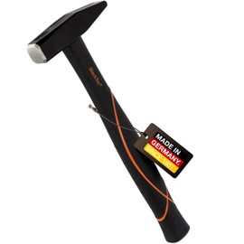 Picard Riveting Hammer BlackTec 500g - German Pattern, Cross Peen, Alloy Steel Head, Black Powder Coated, Low Vibration, Fiberglass Core Handle, Rubber Grip, 0032700-0500