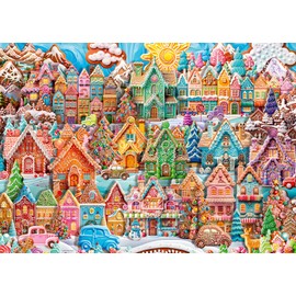 Ravensburger Christmas Cookie Village 1000 Piece Jigsaw Puzzle for Adults - 12001267 - Handcrafted Tooling, Made in Germany, Every Piece Fits Together Perfectly
