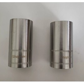 Snap-on Snap on Tools 1 Pack SALT & PEPPER Shakers Sockets shape Set Silver NEW!!!!!!!!!