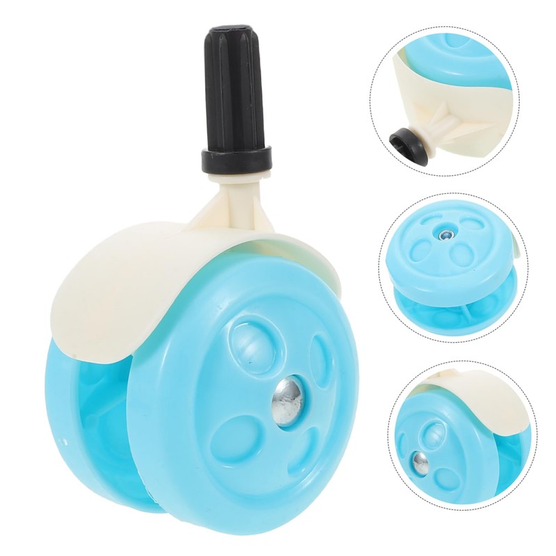 FOMIYES 4pcs Walker Replacement Wheels Quiet Swivel Casters for Detachable
