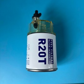 R20T Fuel Filter Water Separator Elements Compatible with Boat Diesels 30GPH, 230R, RAC230R2 Mercury Outboard Truck Bus Replaces R20P, 33432, P551821, BF46022-O, 857633