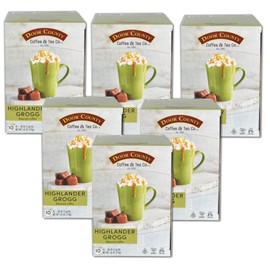 Door County Coffee, Single Serve Cups for Keurig Brewers, Highlander Grogg, Irish Creme and Caramel Flavored Coffee, Medium Roast, Ground Coffee, 60 Count