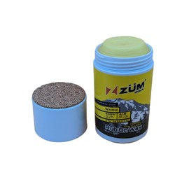 ZUMWax Ski Snowboard Ceramic Non Fluoro RUB ON Racing Wax (Rub On Wax, Warm Temps)