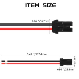 WMYCONGCONG 10 PCS T10 194 Pre-Wired LED Bulbs Female Socket for LED Bulbs Replacement Sockets Adapter (T10)