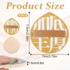 JIYIN 4 Pcs Makeup Sponge Makeup Flat Puffs for Foundation