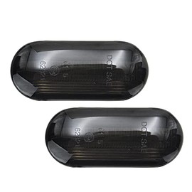 LED Side Indicator Black Oval Left and Right Set Registration Free
