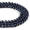 Perlin Gemstone Beads Natural Blue Stone with Gold Sandstone 6