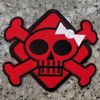 Freak Scene Patch - Skull Poison - red