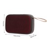 Wireless Bluetooth Speaker Plastic and Fabric Rechargeable 300mah Portable Wireless