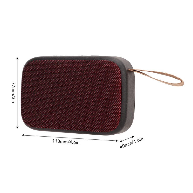 Wireless Bluetooth Speaker Plastic and Fabric Rechargeable 300mah Portable Wireless