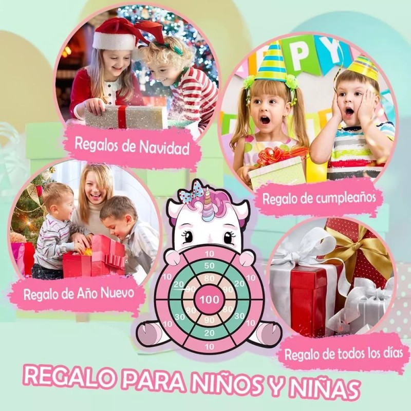 Baixi Tiro Al Blanco Diana 12 Dardos Pelotas Juego De