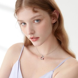 VENACOLY Ladybird Necklace 925 Sterling Silver Ladybug Pendant Necklace Ladybird Jewellery Gift for Women