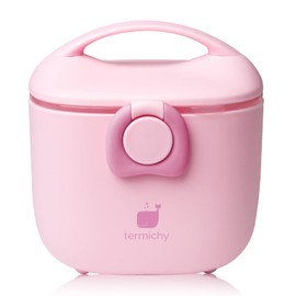 Termichy Dosificador para Leche en Polvo, Dispensador Leche en Polvo Bebe, Recipientes para Comida con Tapa Hermética, Sin BPA (Rosa)