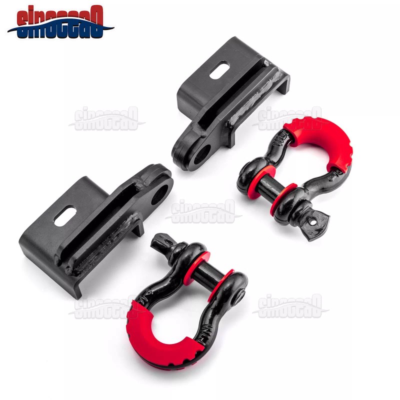 Sinocea0 Front Tow Hook and 3/4'' D-Ring Shackle for 2009-2022
