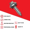 EAGLE 1 Long-Life Metal Roofing Screws: #17 x 1 Dome