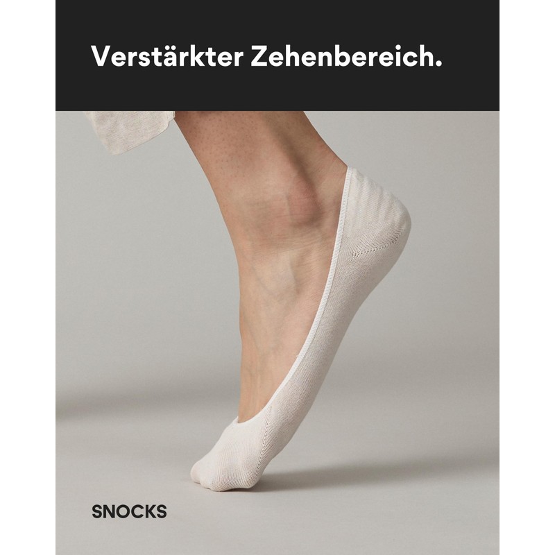 Snocks Low-Cut Socks for Men and Women (6 x Pairs),
