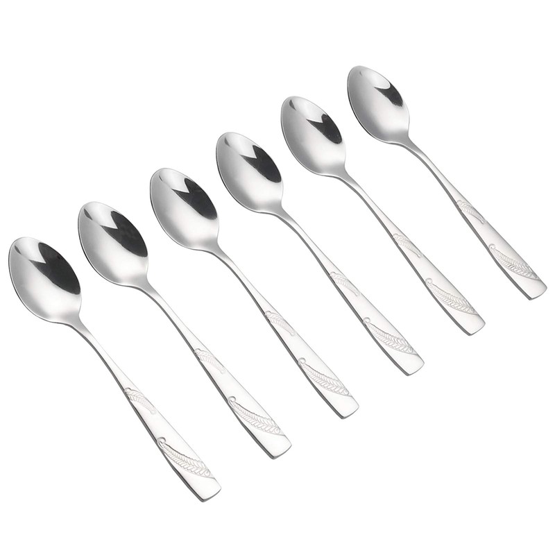 Bringer 12-Piece Coffee Spoons, Stainless Steel Mini Espresso Spoons