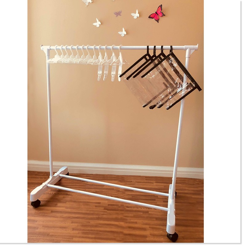 Boottique Child Garment Rack- Kids Closet Organizer- with Childrens Velvet