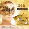 24K Gold Crystal Collagen Under Eye Mask, Anti Aging Hyaluronic