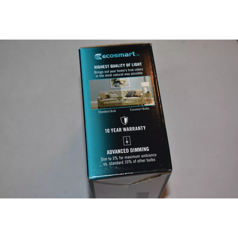 Eco-Smart 2 pk EcoSmart 40W 450 LED Clear Bright White