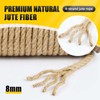 Radix Rope Natural Jute Twine, 8MM x 100FT Jute Rope