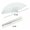 KFMX Abanico Tela Y Plastico Fiestas Boda Bautizo 12 Pzs
