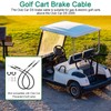 RO6G Golf Cart Brake Cable Replacement Club Car DS Brake
