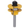 3Pcs Rail Stile Router Bits Roman Ogee Bit Woodworking Groove