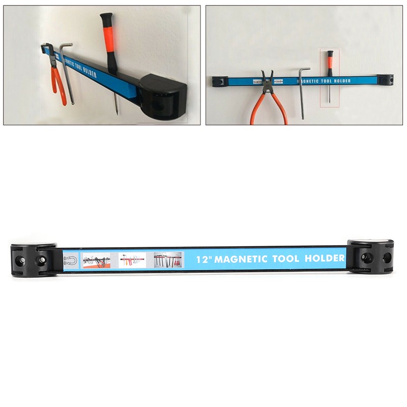 Magnetic Tool Holder Organizer Shelves Connecting Strip for Garage Workshop12in