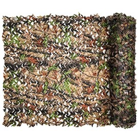 iunio Camo Netting, Camouflage Net, Bulk Roll, Mesh, Cover, Blind for Hunting, Decoration, Sun Shade, Party, Camping, Outdoor (32.8ftx5ft/10mx1.5m, Bionic Tree Camo)