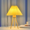 Desk Lamp Retro Style Versatile Pleated Bedside Table Lamp Reading