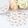 52Pcs Bridal Shower Rings Diamond Engagement Rings Adjustable Faux Wedding