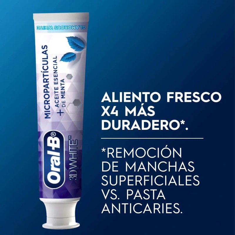 Pasta Dientes Oral White Blanqueador Avanzado Flúor 120