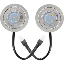Awoco LED Light Bulbs Replacement for Range Hoods - 12V DC, 2W, Cooker Hood led Light Bulbs with 3000K Warm Yellow (Pack of 2)