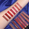 Qibest 8 Labiales Liquidos Mate Maquillaje Larga Duración Qibest