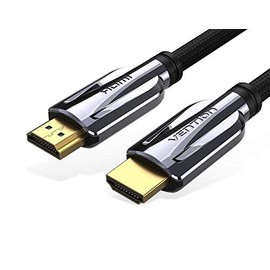 8K HDMI Cable, Vention 8K HDMI 2.1 Cable 100% Real 8K, High Speed 48Gbps 8K@60Hz 7680P Dolby Vision, HDCP 2.2, 4:4:4 HDR, eARC (3 Meter)