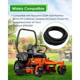 Deck Belt Fits for Husqvarna Z254F MZ54 AYP Craftsman Poulan Pro Zero Turn Mower 54 Inch Lawn Mover Deck Replace 592951801