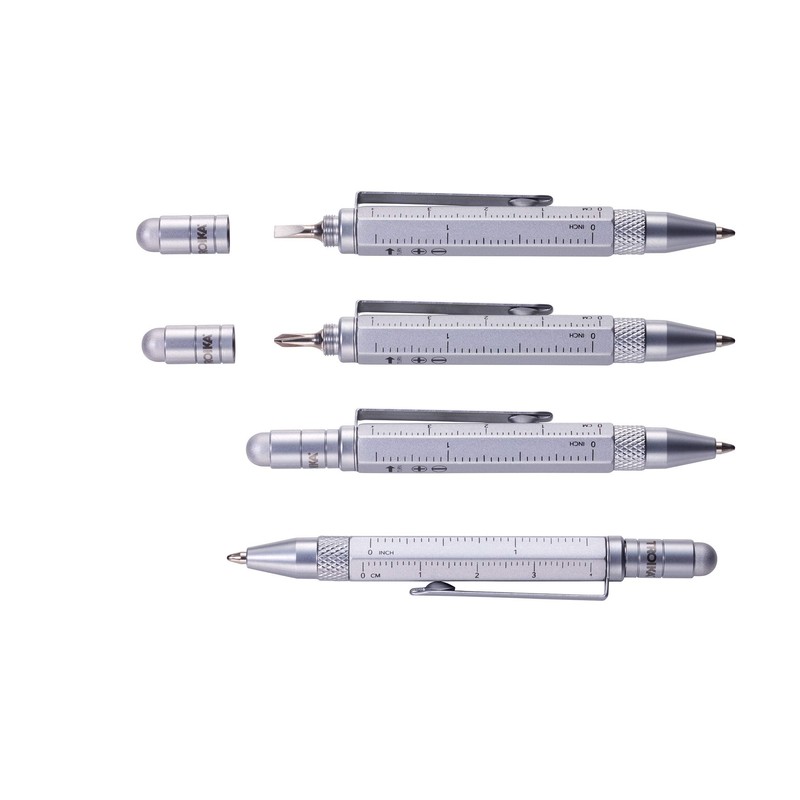 TROIKA Construction Liliput – PIP25/TI - Multitasking Ballpoint Pen (Small)