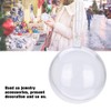 20 Piezas Bola De Plástico Transparente Rellenable Adornos De Decoración