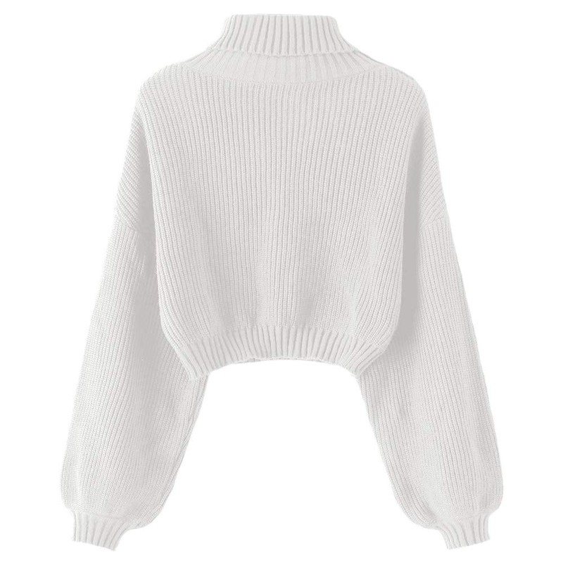 Zaful Women's turtleneck jumper, short jumper, long sleeve jumper sweater.