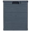 vidaXL Anthracite Patio Storage Box - Durable, Weather-Resistant Outdoor Storage