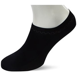 Nur Die Women's 6er Feines Schuhsöckchen Ankle Socks, Black (Schwarz 94), 35/38 (Size: 35-38) (Pack of 6)