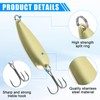 5pcs Fishing Spoon Lures Spinners Baits Hard Metal Jigs Spoon