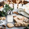 Aelga Glass Sugar Dispenser with Pour Spout, Weighted Pourer, for