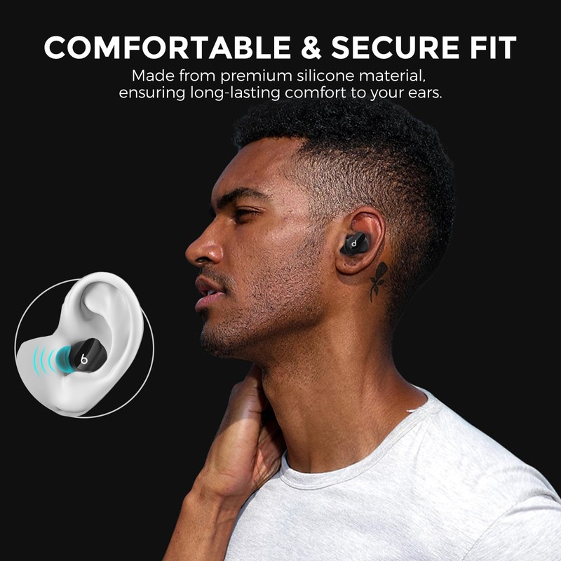 AhaStyle Ear Tips for Beats Studio Buds/Powerbeats Pro 2/Solo Buds/Fit