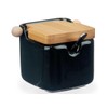 Vessia - Ceramic Sugar Bowl with Bamboo Lid with Sugar