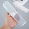 Fortunemee 4 pcs Travel Size Tongue Scraper Case Holder, Portable