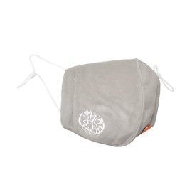 SAUNA REPUBLIC Sauna Republic Imabari Towel Mask, Developed by a Sauna Goods Manufacturer, 3D Construction, Unisex, Reusable, Washable, Heatwave Artist, Auf Goose (Light Gray, L)