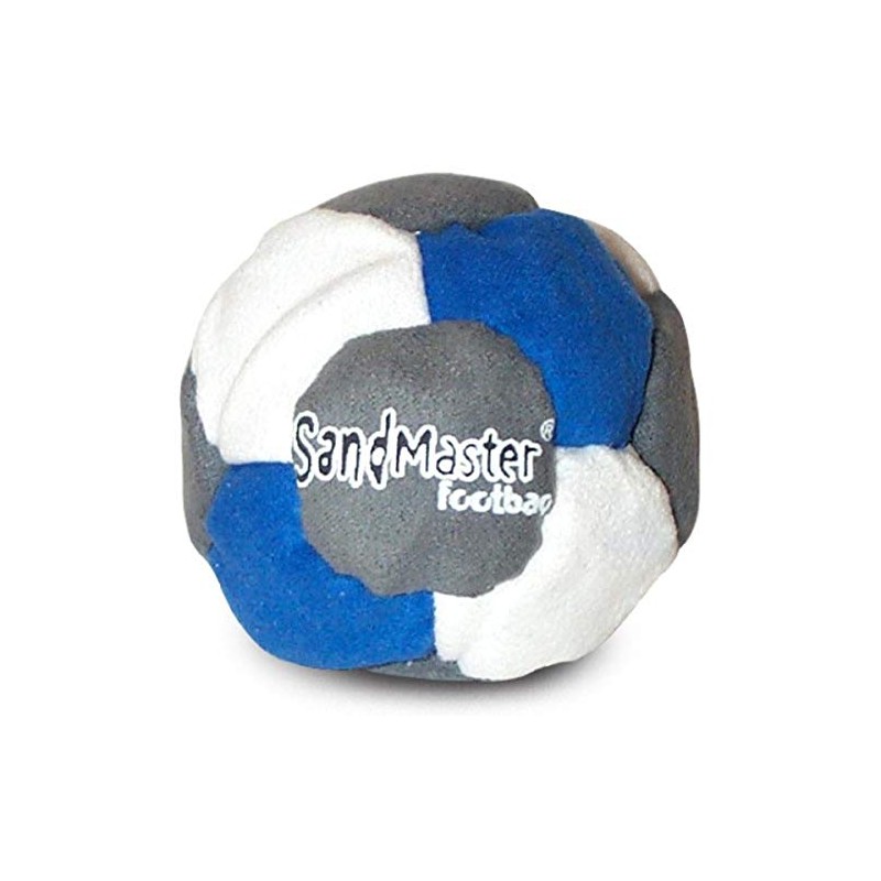 World Footbag SandMaster Footbag, Grey/Blue/White